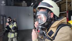 ​У Житомирі вогнеборці відпрацювали навички щодо ліквідації пожежі в торгівельному центрі