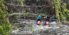 ​У Житомирі на річці Камʼянка відбулися навчально-тренувальні збори з водного туризму. ФОТО